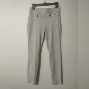 Hollywould Elastic Waist Gray Slim Fit Skinny Ankle Pants Sz 6/28